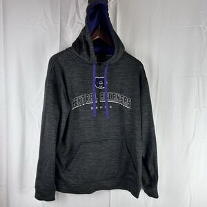 Central Arkansas Bears Hoodie Sweatshirt Gray Mens Medium Russell